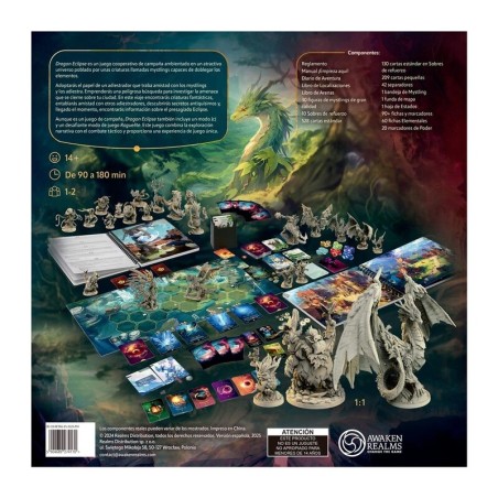 Dragon Eclipse | Jogo de tabuleiro cooperativo de aventura