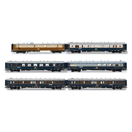 6 set-unit pack of "50 years of "Nostalgie-Istanbul-Orient-Express". Intraflug/CIWL.