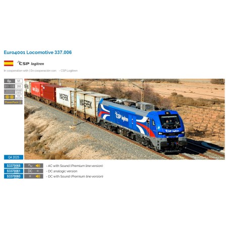 Lokomotive 337.006, Logitren. Premium-Version.
