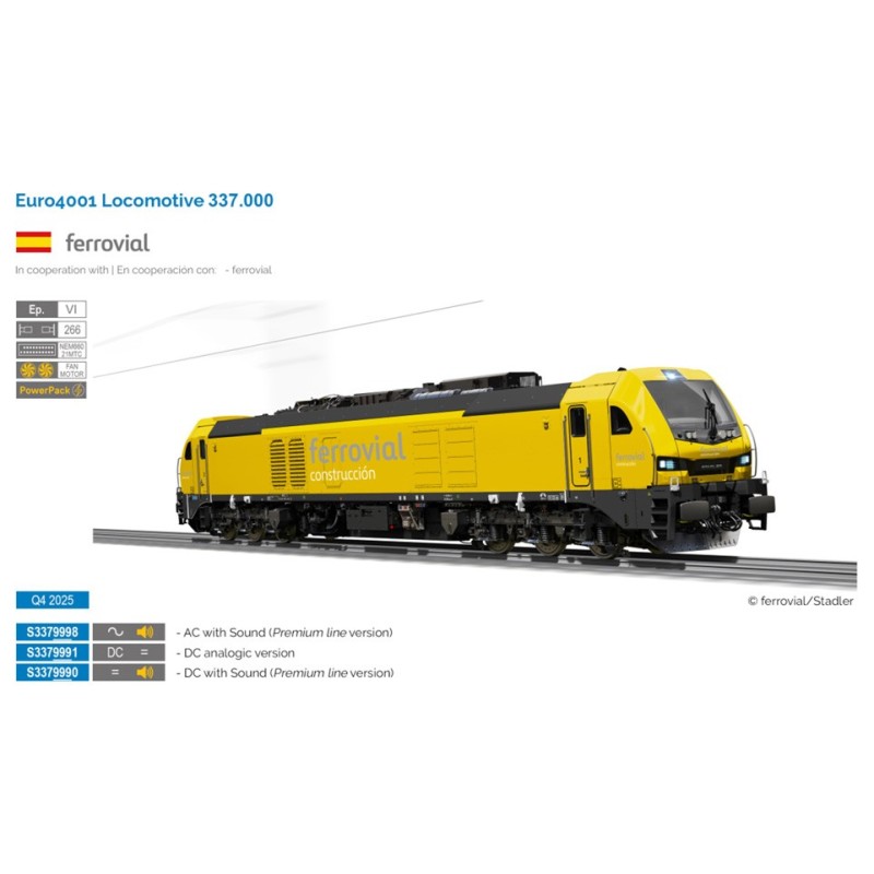 Locomotora 337.000, Ferrovial.