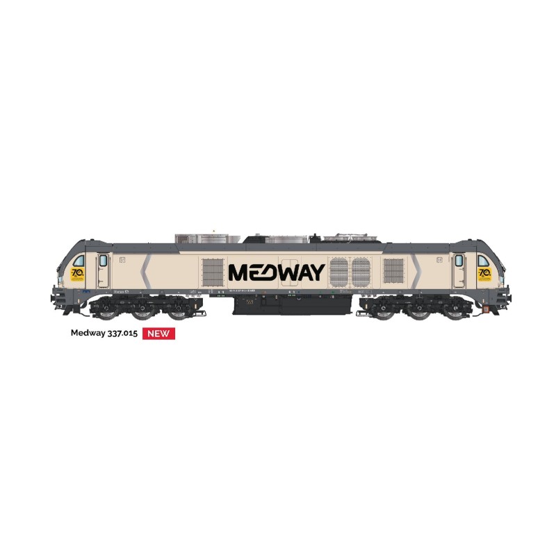 Locomotive 337.015, Medway. Version premium.