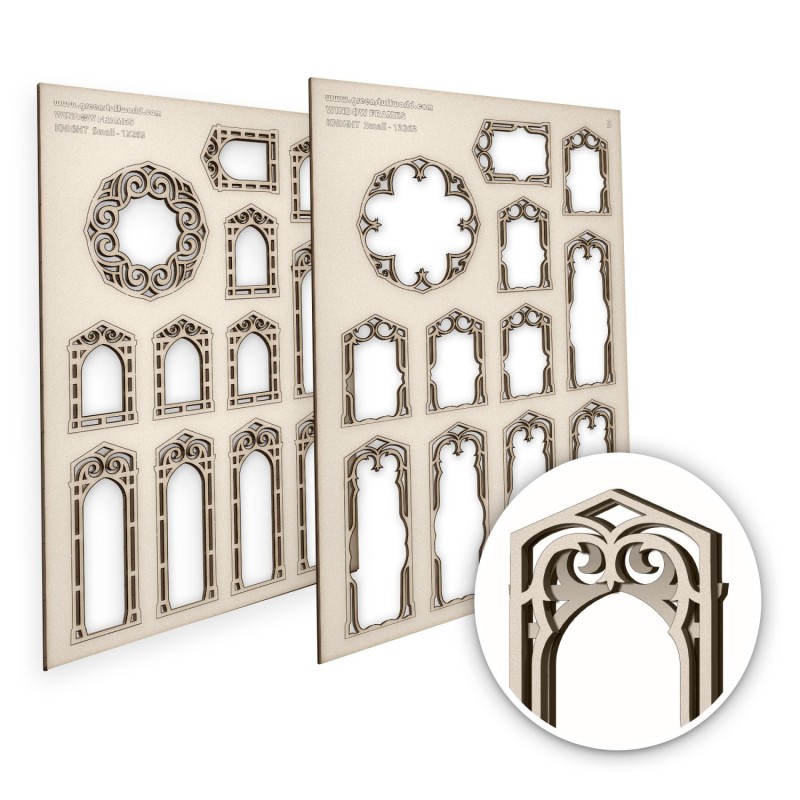 Mittelalterliche Ritter-Fenster – Klein.
