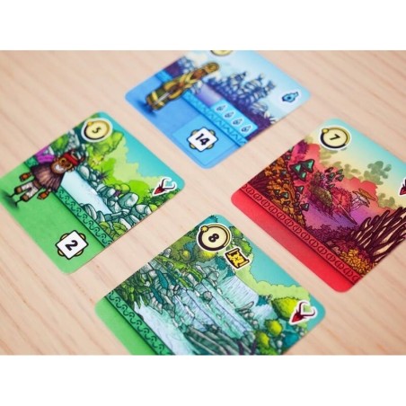 Distante | Jogo de tabuleiro de exploração e cartas