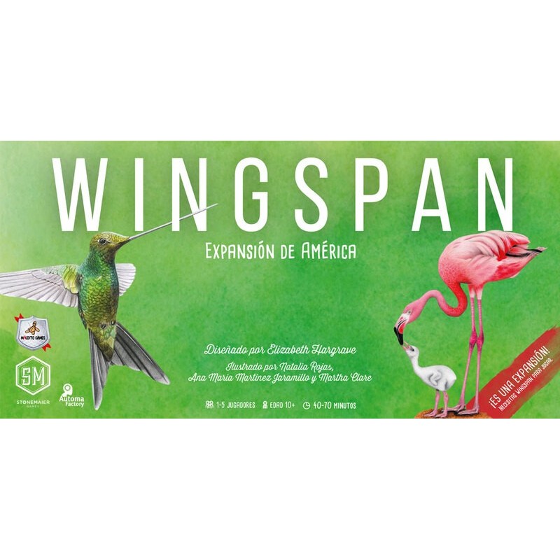 Imagen del juego de mesa wingspan expansión de america comprar wingspan