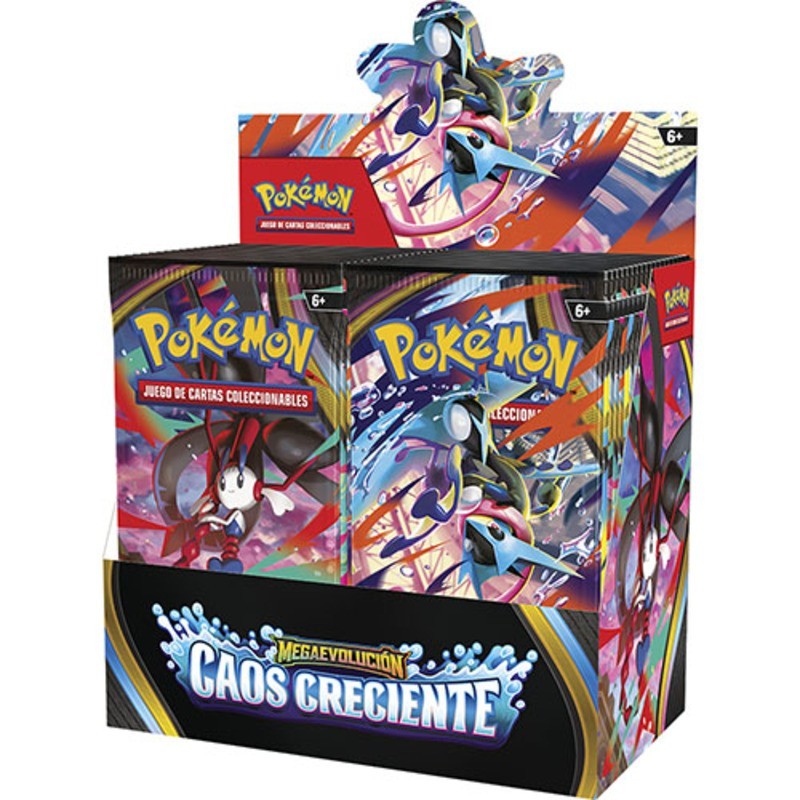Pokémon TCG: Caixa com 36 Pacotes de Caos Crescentes espanhol