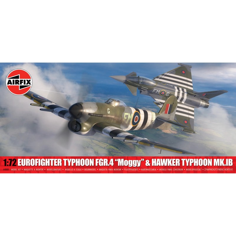 Eurofighter Typhoon FGR.4 "Moggy" & Conjunto Hawker Typhoon Mk.IB.