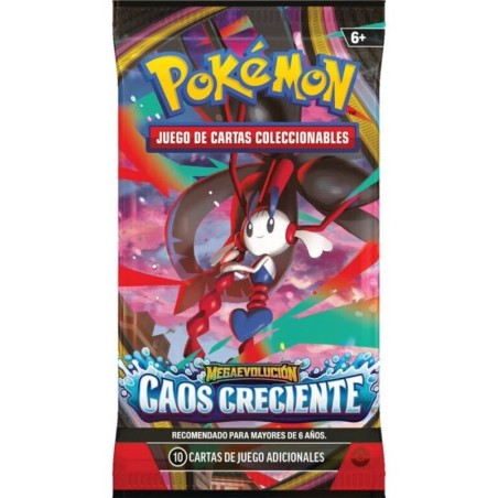 Image of the Pokémon Chaos Rising booster pack in Spanish – Buy trading card games