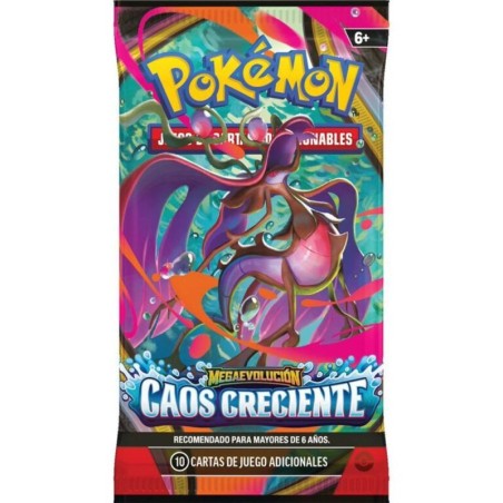 Pokémon TCG: Chaos Rising Booster Pack Spanish