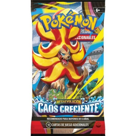 Pokémon TCG: Chaos Rising Booster Pack Spanish