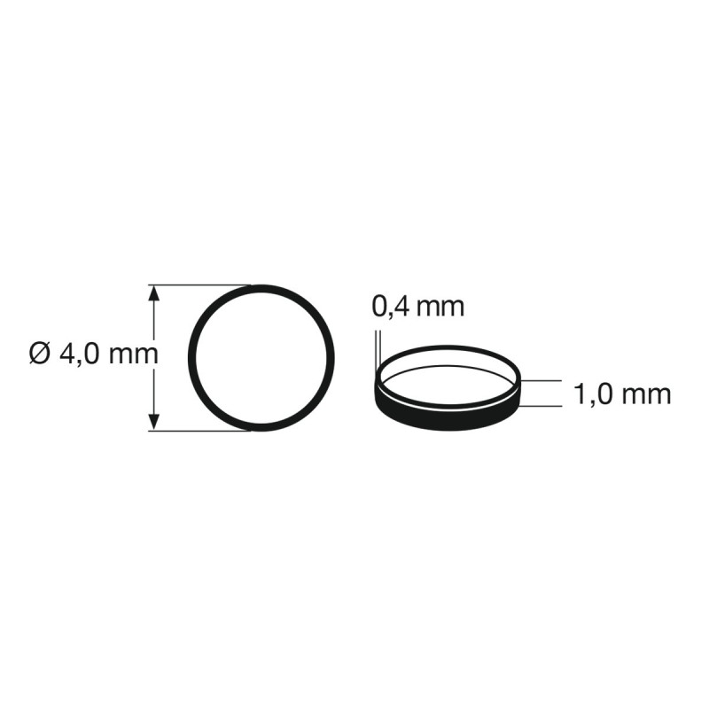 Traction Tires. 4,0 mm (x10).