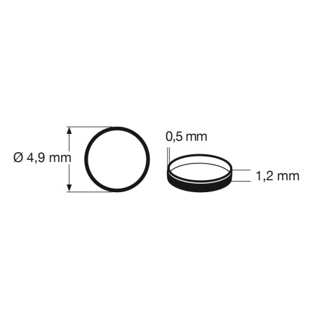 Traction Tires. 4,9 mm (x10).
