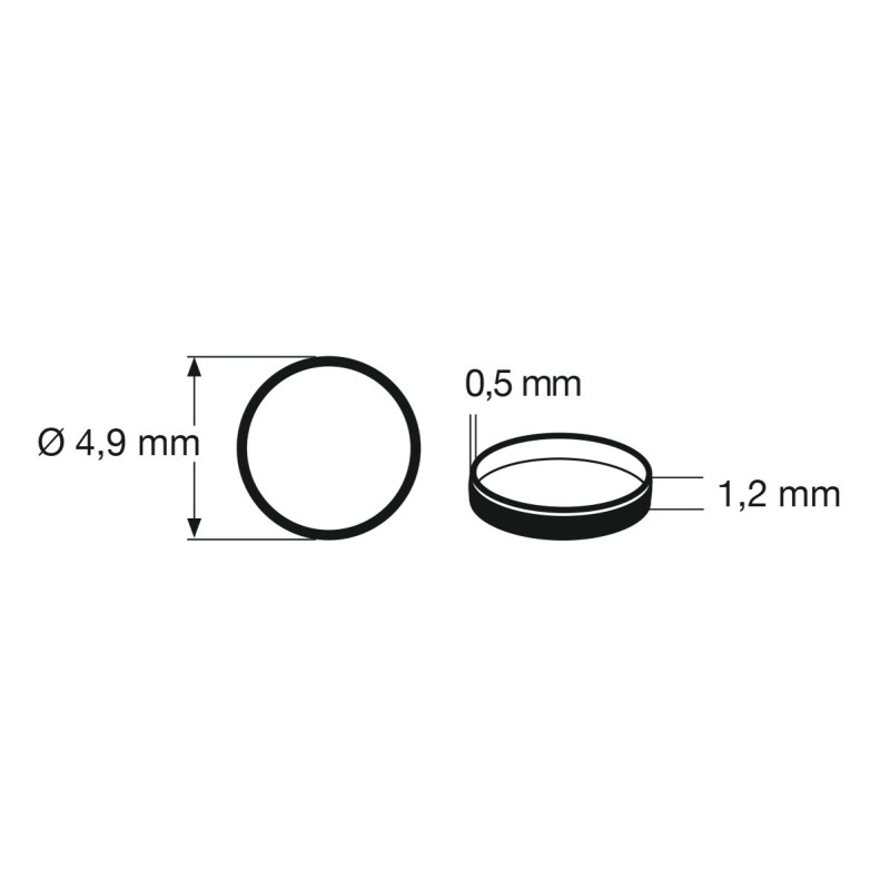 Traction Tires. 4,9 mm (x10).