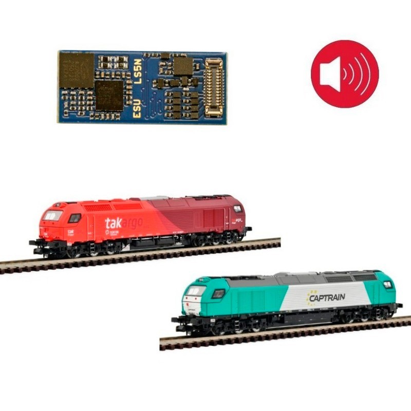 Decoder with sound for EURO 4000 (N scale).