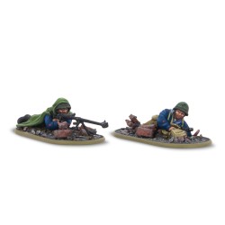 Equipo de rifle antitanque de la Brigada Naval Soviética.