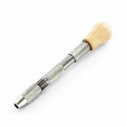 Mandrin de perçage avec manche en bois.