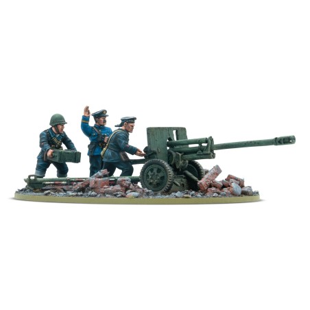 ZiS-3 DIvisional Gun with Soviet Naval Brigade Crew.