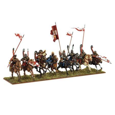 Polnisches Regiment geflügelter Husaren.