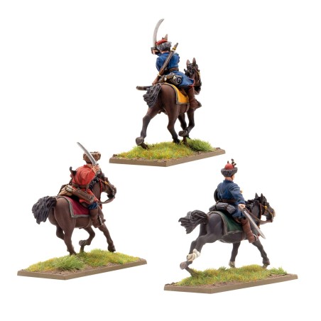 Polish-Lithuanian levy cavalry with sabres.