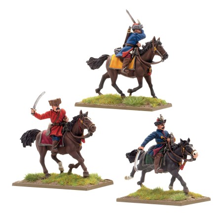 Polish-Lithuanian levy cavalry with sabres.