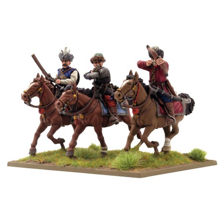 Polish-Lithuanian levy cavalry with muskets.