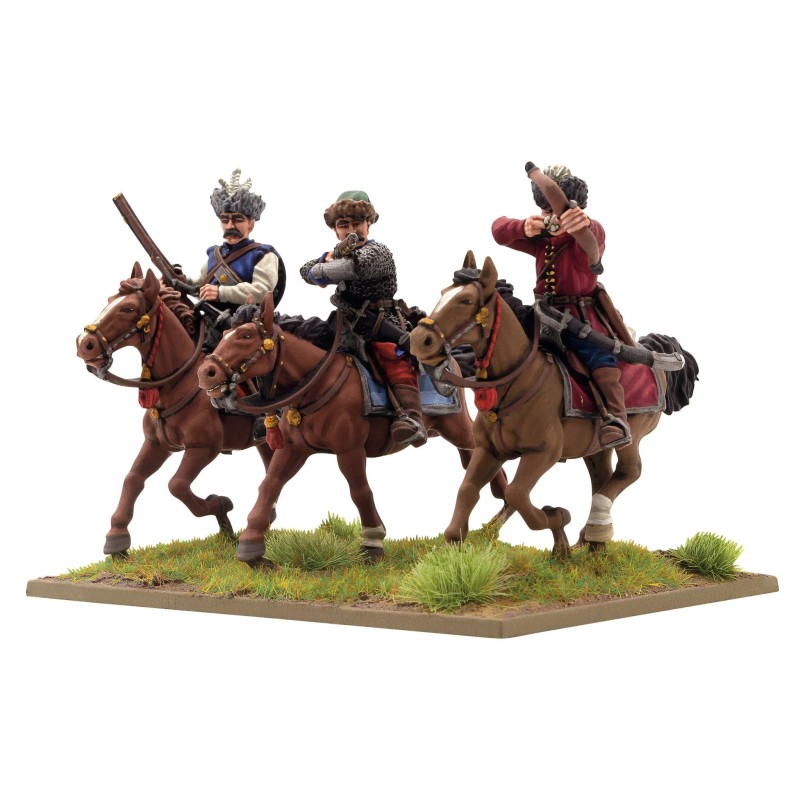 A cavalaria recrutada polaco-lituana com mosquetes. A cavalaria recrutada polaco-lituana com mosquetes.