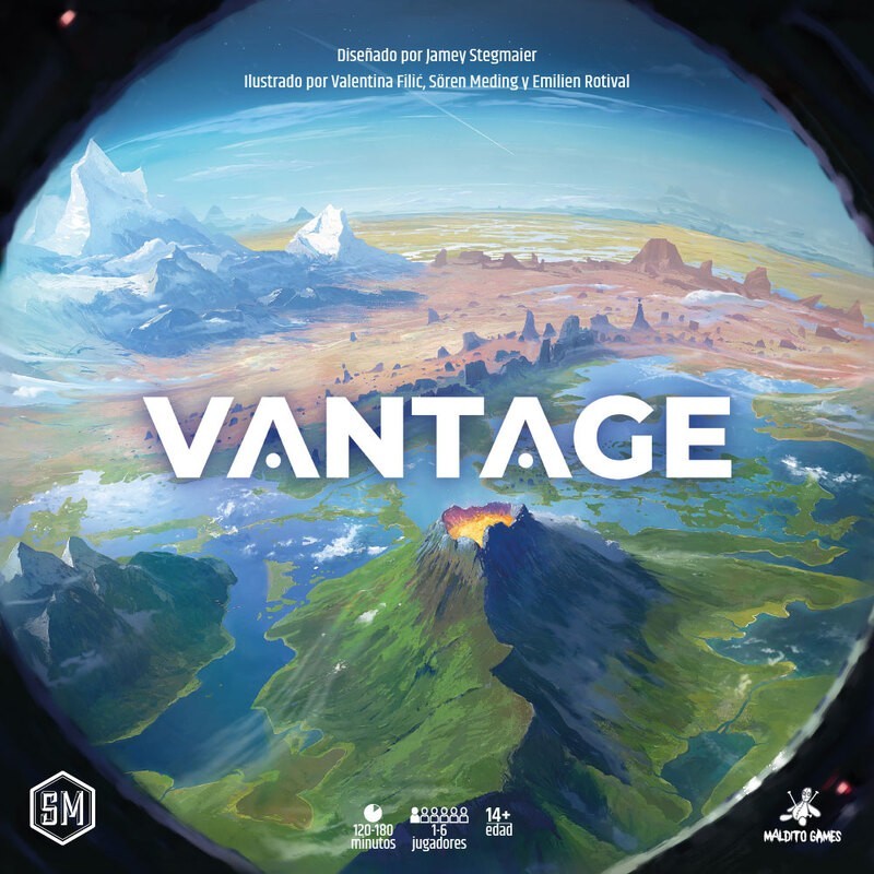 Vantage | Jogo de tabuleiro de exploração e sobrevivência