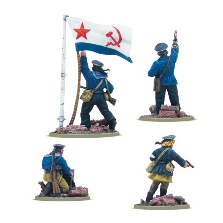 Soviet Naval Brigade HQ.