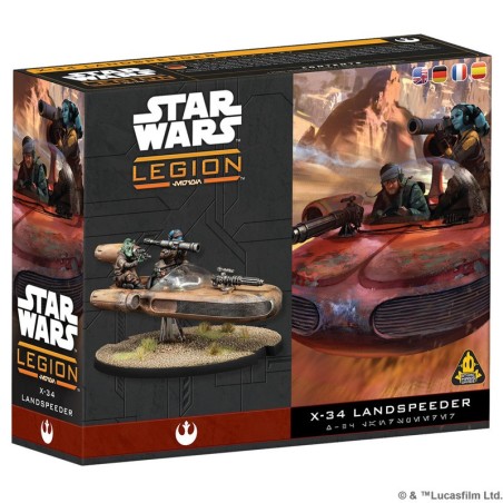 Imagen del juego de miniaturas SW legion X-34 Landspeeder comprar juegos de miniaturas