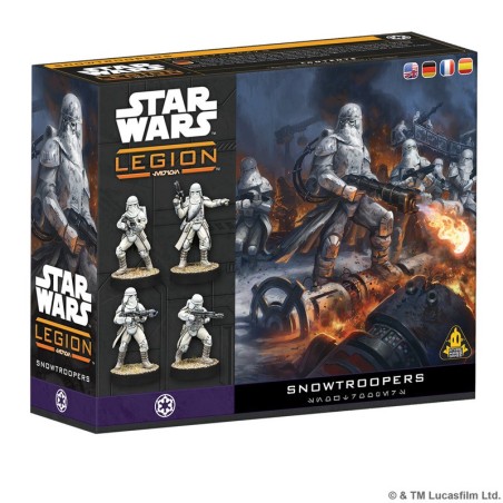 Imagen del juego de miniaturas SW Legion snowtroopers comprar juegos de miniaturas