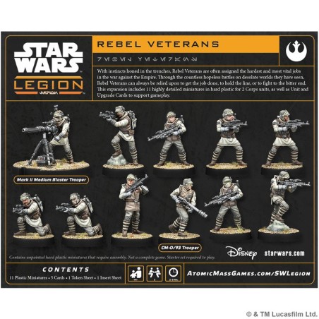 Star Wars Legion: Veteranos Rebeldes | Expansión Rebelión