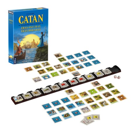 Catan: O Duelo – Idades das Trevas / Idades Douradas | Expansão para 2 jogadores