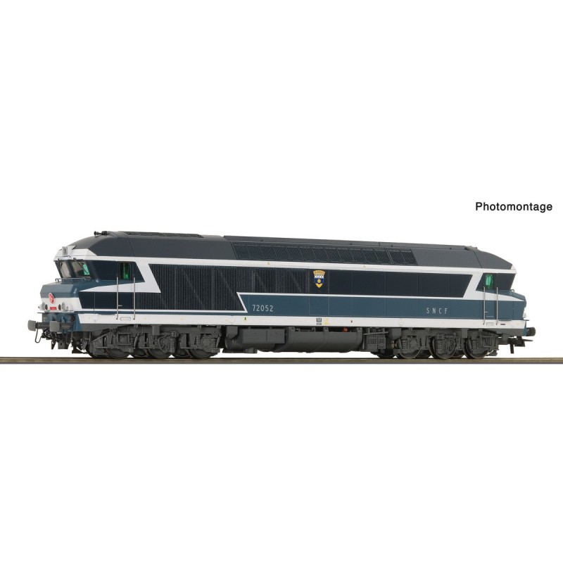 Locomotora diésel CC 72052. SNCF.