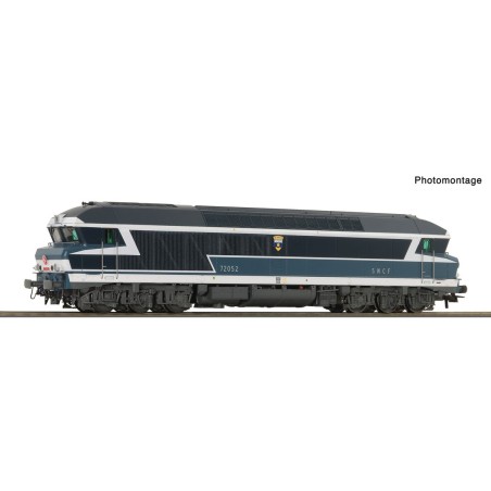 Diesellokomotive CC 72052. SNCF.