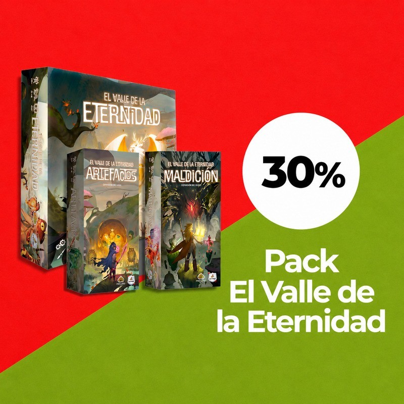 Vallée de l’Éternité + Artefacts + Pack de Malédictions | Jeu de société