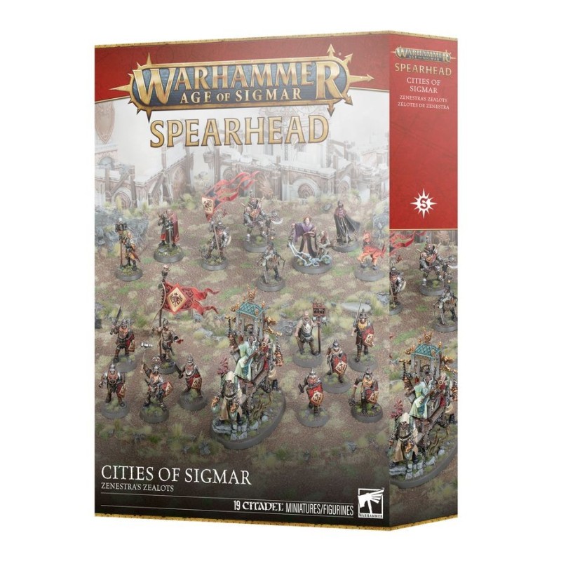 Punta de lanza de las Ciudades de Sigmar: Fanáticos de Zenestra.