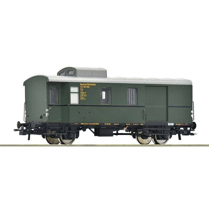 Freight train luggage van, DRB. Freight train luggage van, DRB.