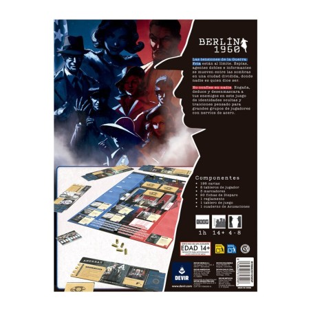 Image of the hidden roles game: Berlin 1960 – Buy hidden roles games