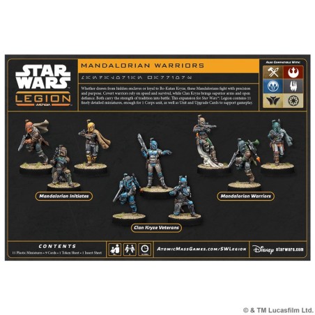 Image of the miniatures game: Star Wars Legion Mandalorian Warriors – Buy miniatures games