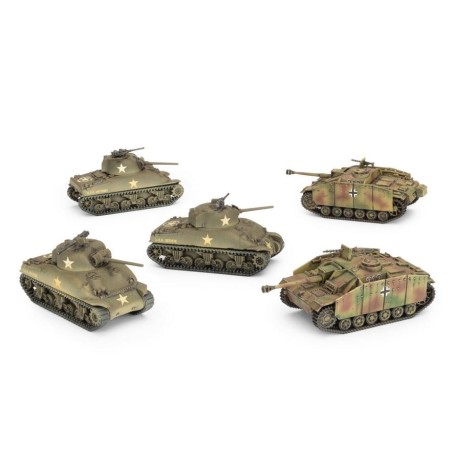 Flames Of War: Fury Late War Starter Set - Combate de tanques na Segunda Guerra Mundial.