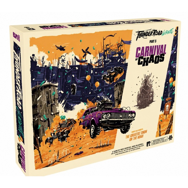 Image of the board game: Thunder Road Vendetta – Part 5: Carnival of Chaos – Buy board games