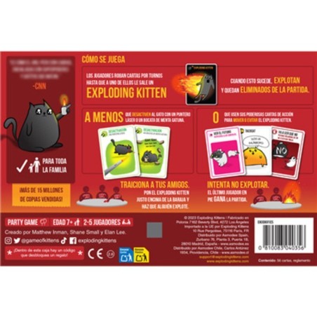 Exploding Kittens: jogo de cartas divertido e caótico