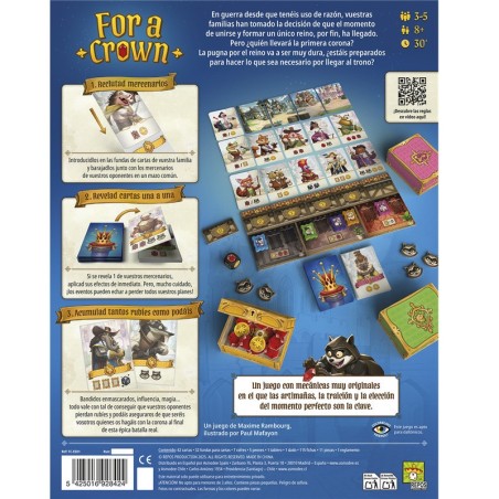 Image of the For a Crown board game Buy board games