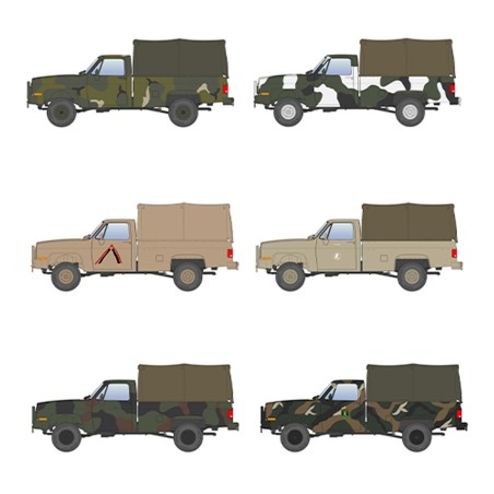 M1008 Troop Carrier with Tarp.