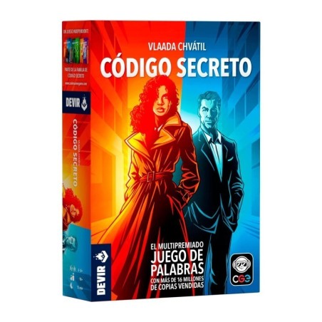 Box of the deduction game Codenames by Devir.