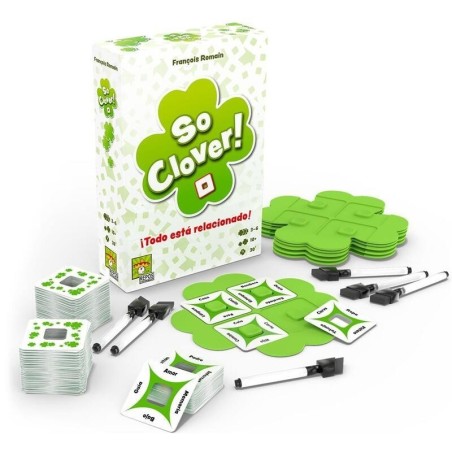 Então, Jogo Cooperativo de Palavras Clover | Asmodee