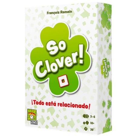 Então, Jogo Cooperativo de Palavras Clover | Asmodee