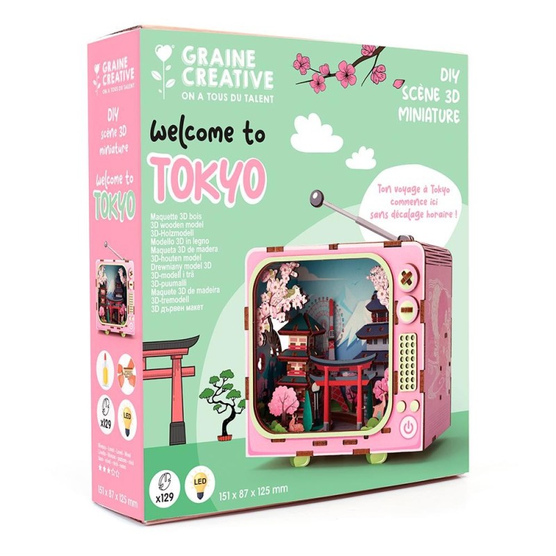 Modell von Tokio. GRAINE KREATIV Modell von Tokio. GRAINE KREATIV
