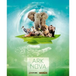 Ark Nova. Motorenbau-Brettspiel.