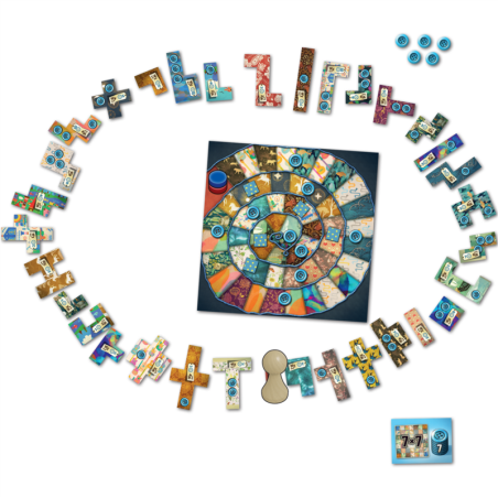 Gioco da tavolo Patchwork Abstract Placement delle Tessere per 2 giocatori | LOOKOUT GAMES