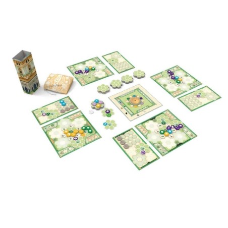 Jardim Azul Jardim Jogo de Tabuleiro Abstrato de Colocação de Peças | PLAN B GAMES